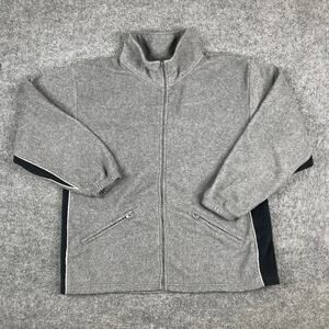 Pro Spirit‎ Jacket Mens Size XL Gray Full Zip Fleece Casual